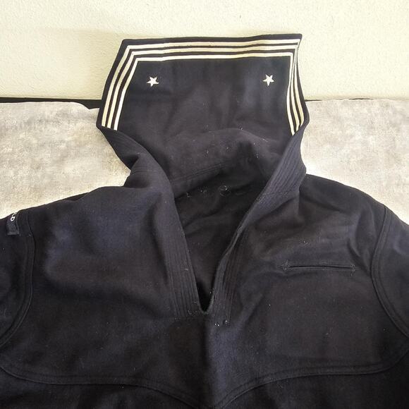 Vintage WW2 US Navy Naval ClothingBell’s Wool Uniform Size 42L U.s.s Springfield - Picture 2 of 7